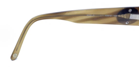 Versace Mod Translucent Brown Rectangle Eyeglasse… - image 9