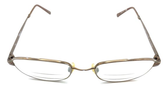 Flexon Clark 600 210 Copper Rectangle Eyeglasses … - image 3