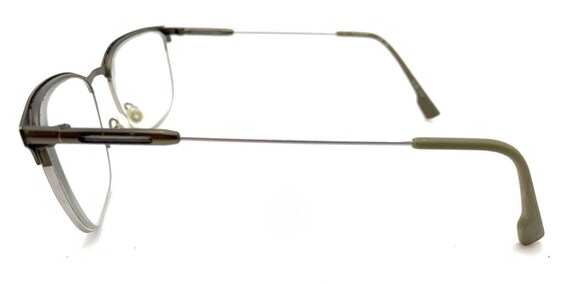 Flexon E1124 310 Green Silver Rectangle Eyeglasse… - image 7