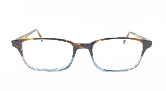 Warby Parker Wilkie 325 Brown Clear Blue Rectangu… - image 6