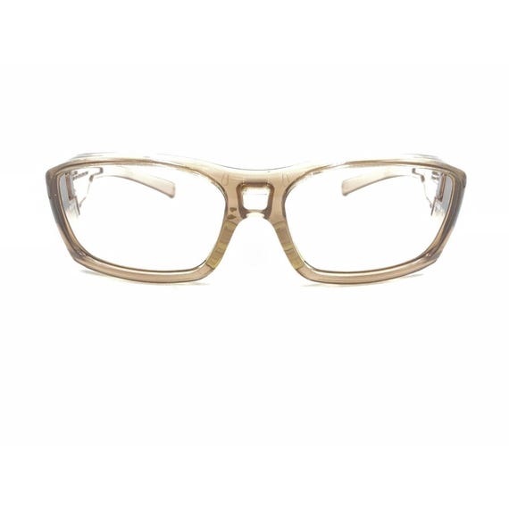 OnGuard OG160 Translucent Brown Shield Wrap Safety Eyeglasses Frames 60-15 131 View 6