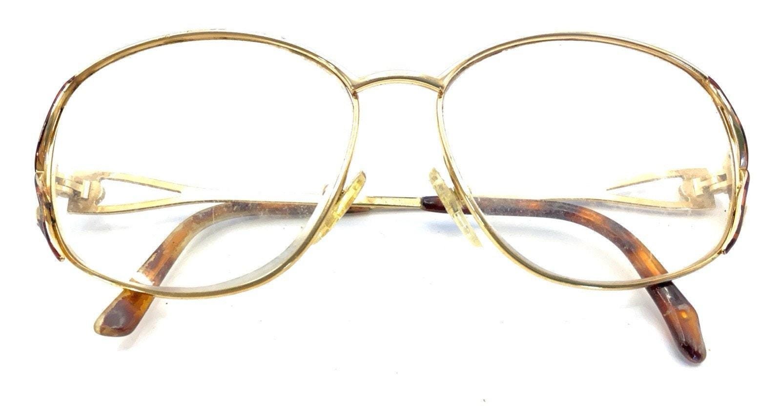 Christian Dior 2799 41 Vintage Gold Round Metal Eyeglasses  display picture 3