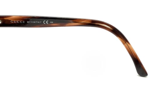 Gucci GG Brown Tortoise Rectangle Eyeglasses Fram… - image 10