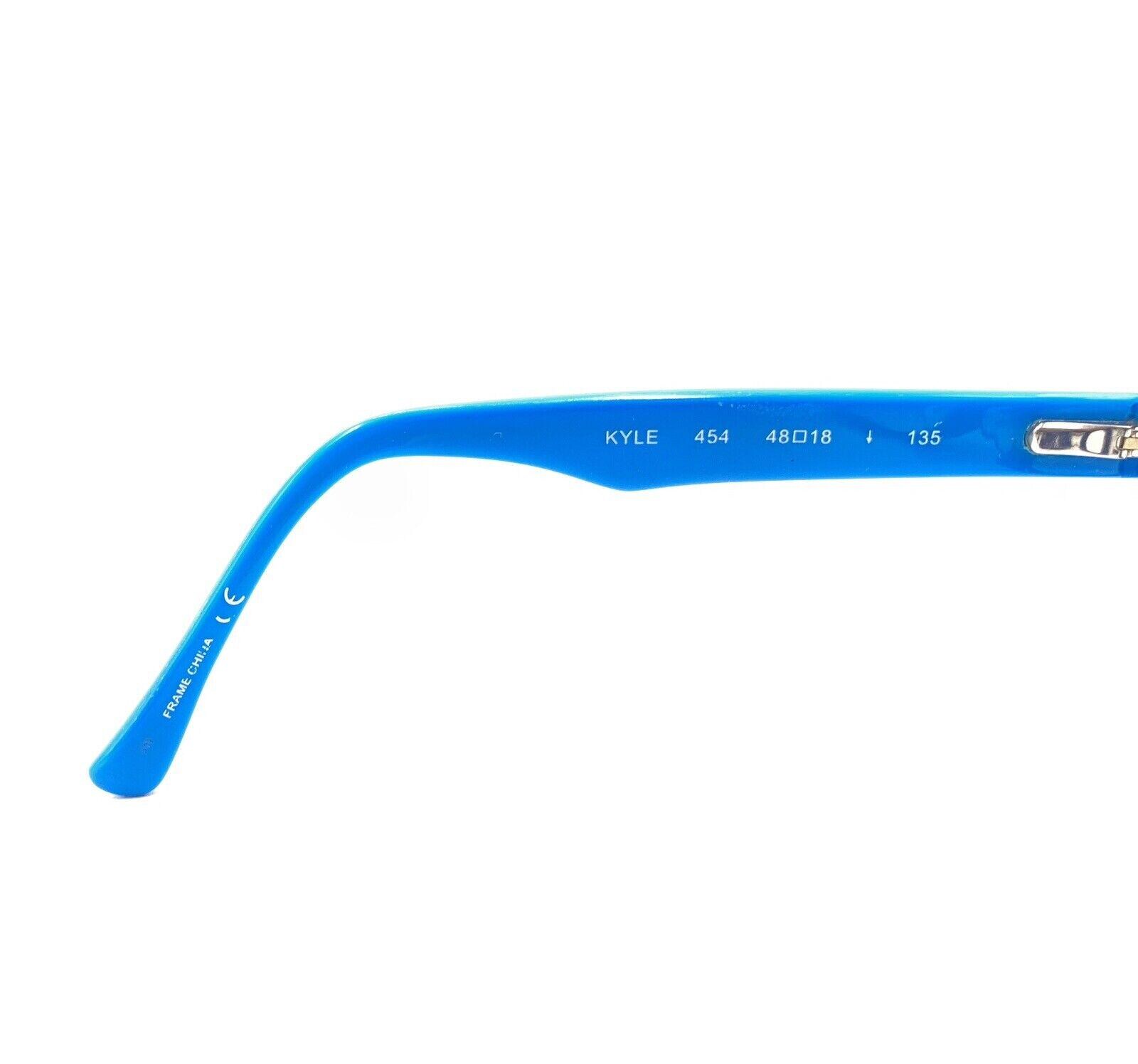 Marchon NYC Kids Kyle 454 Blue Rectangle Eyeglasses Frames  display picture 2