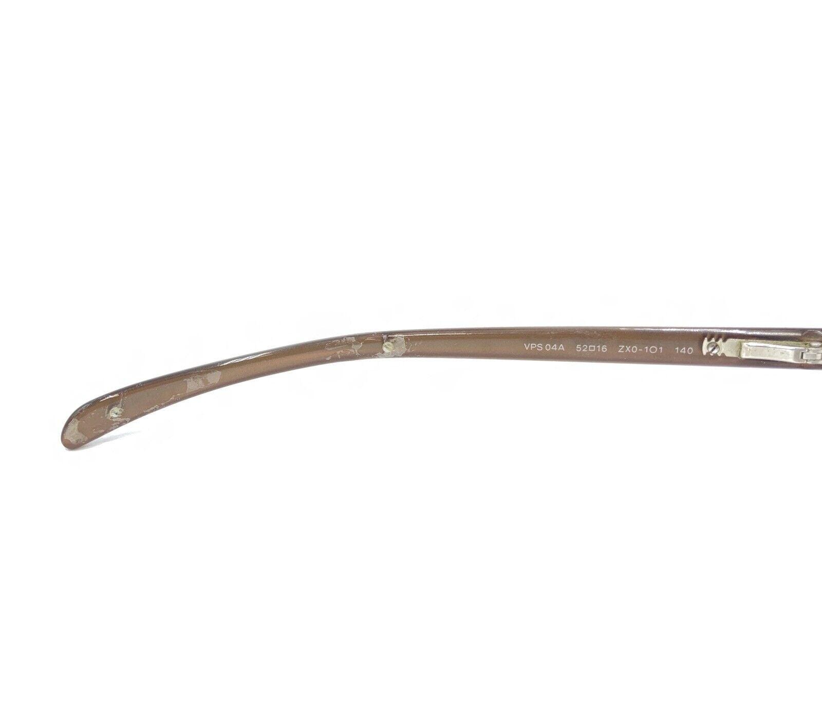 Prada VPS04A ZX0-1O1 Brown Clear Rectangle Eyeglasses Frames 52-16