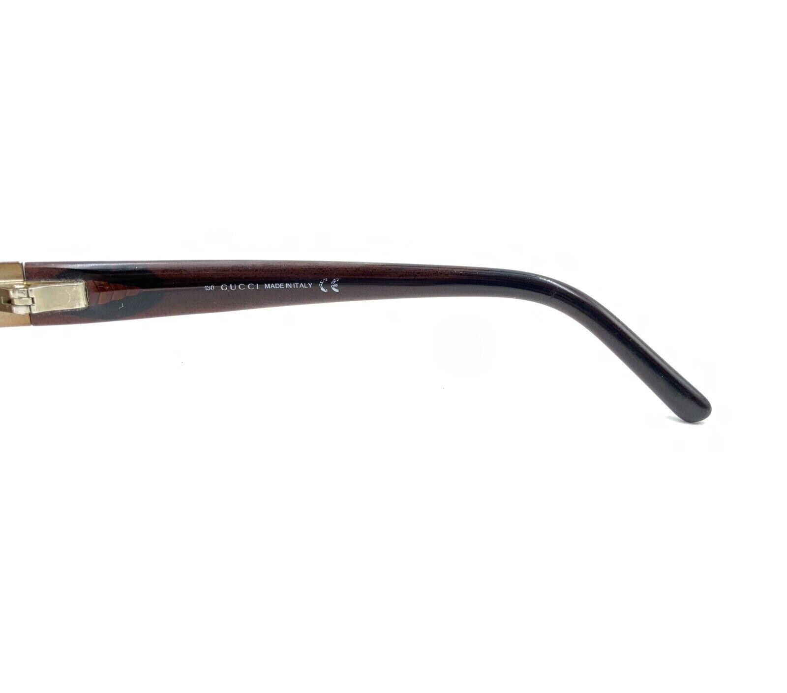 Gucci GG Copper Brown Eyeglasses Frames 52-16 130 Italy  display picture 3