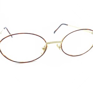 Personal Optics DP 15258 Tortoise Brown Matte Gold Oval Eyeglasses Frames 140