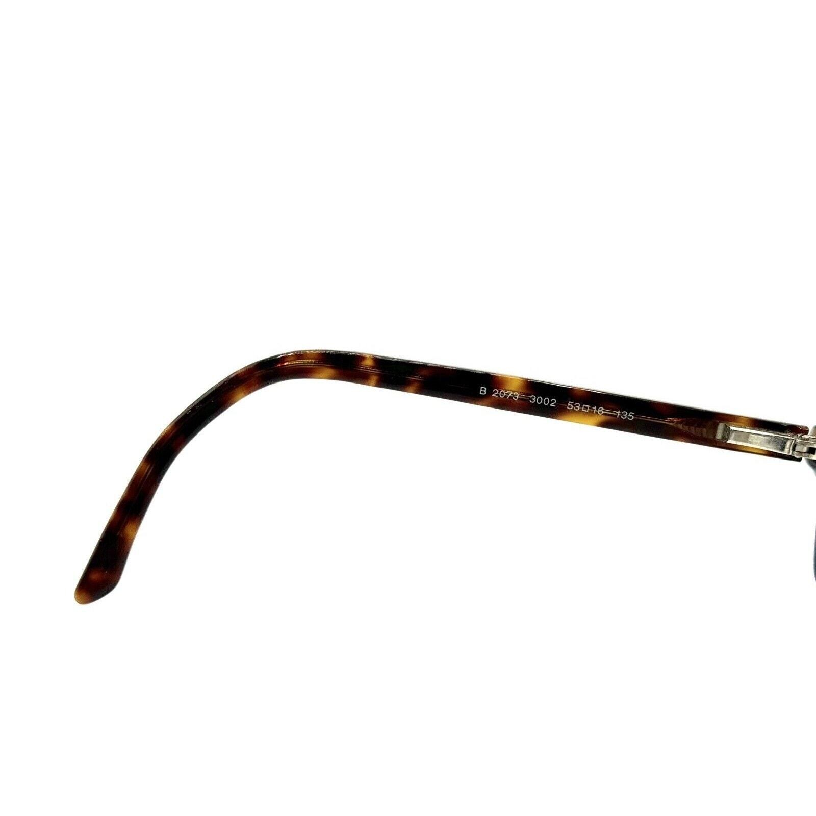 Burberry B2073 3002 Tortoise Eyeglass Frames Made in Italy  53-16-135 Vintage Burberry B2073 3002 Tortoise Brown Eyeglasses Frames 53-16  main image 3