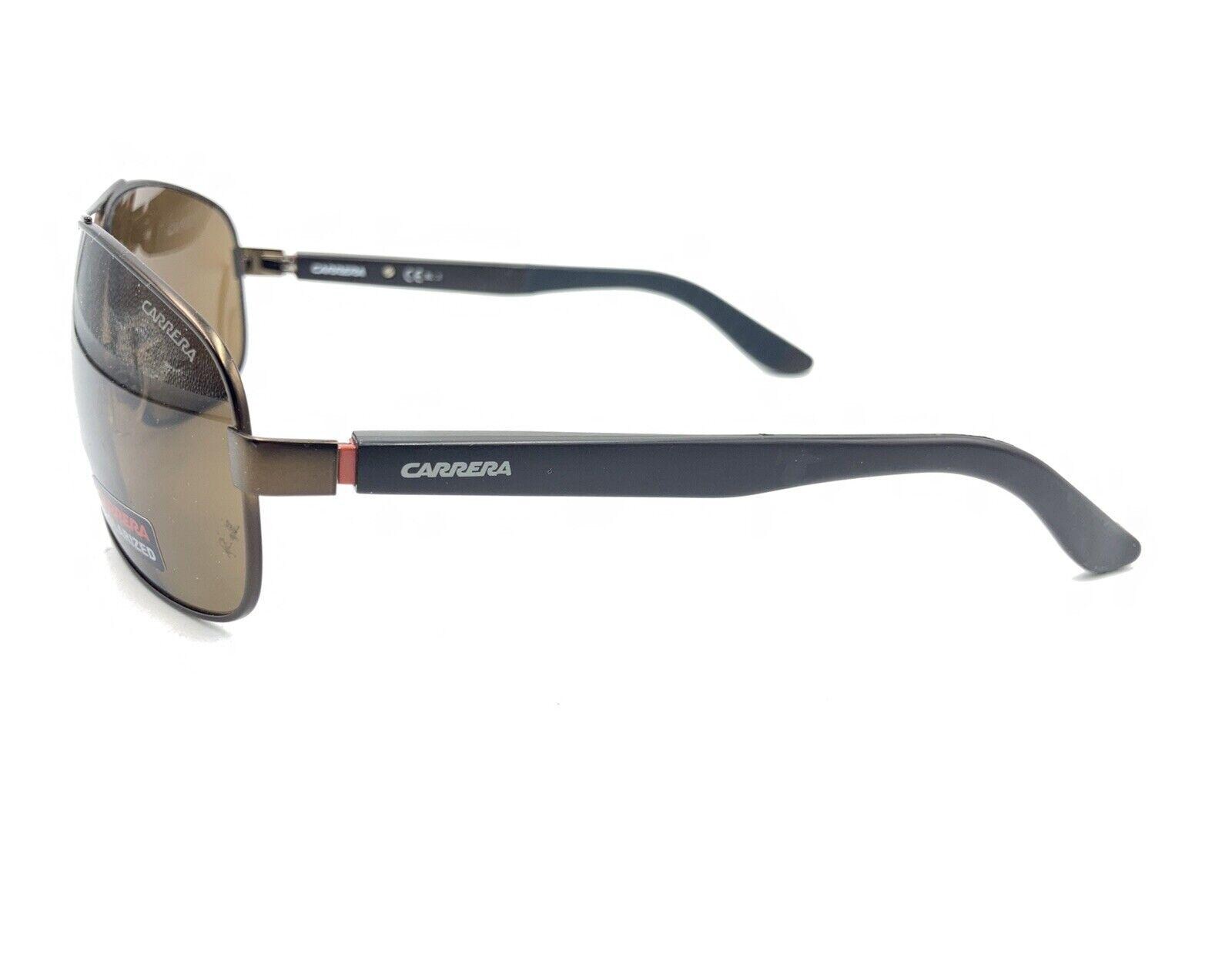 Carrera 8003 0RPU8 Brown Wrap Sunglasses Brown Lens 62-16 130 FRAMES ONLY Carrera 8003 0RPU8 Brown Wrap Sunglasses Brown Lens 62-16  main image 4