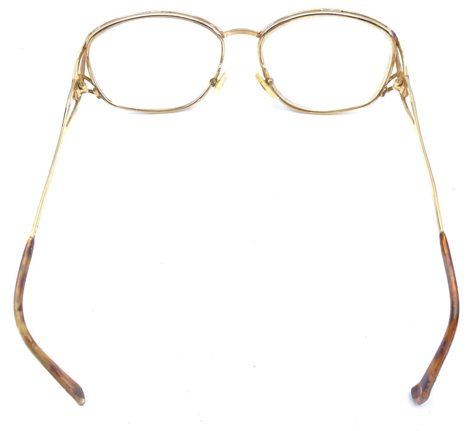 Christian Dior 2799 41 Vintage Gold Round Metal Eyeglasses  display picture 1