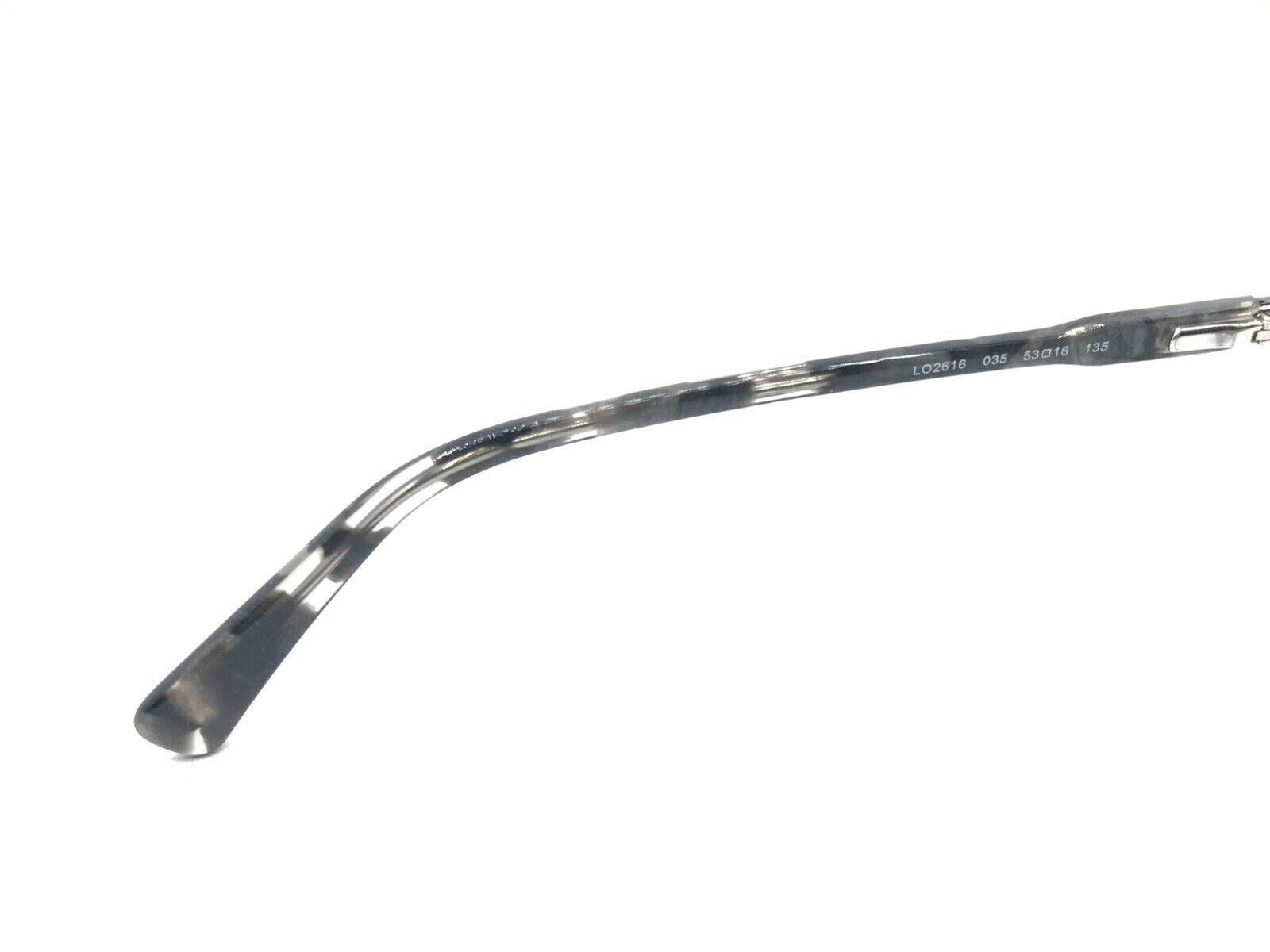Longchamp LO2616 035 Gray Black Eyeglasses Frames 53-16 135 