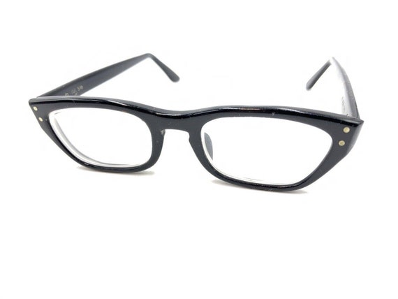 American Optical Vintage AO Romco Black Eyeglasse… - image 8