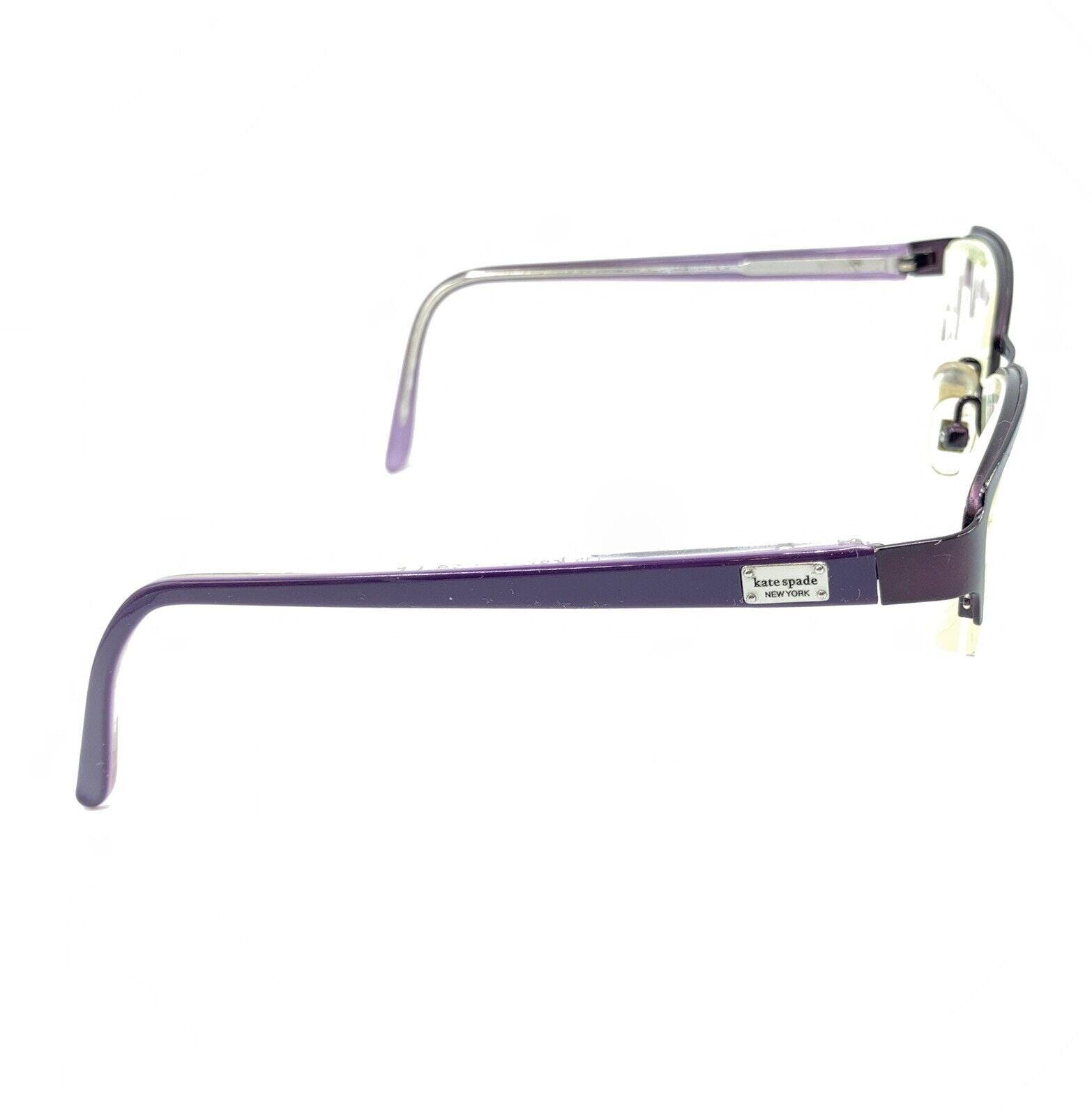 Kate Spade Pati 0FP1 Satin Purple Half Rim Eyeglasses Frames  display picture 1