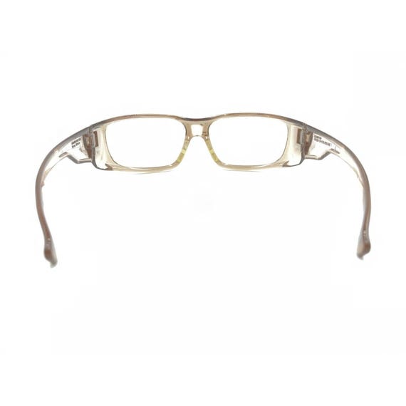 OnGuard OG160 Translucent Brown Shield Wrap Safety Eyeglasses Frames 60-15 131 View 5