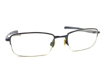 Oakley OX3167-0151 Polished Black Half Rim Eyeglasses Frames 51-18 137 Men Women