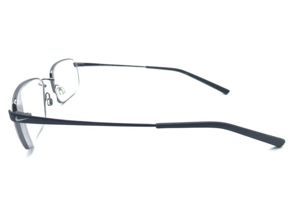 Nike Flexon 4194 059 Dark Silver Black Eyeglasses… - image 7