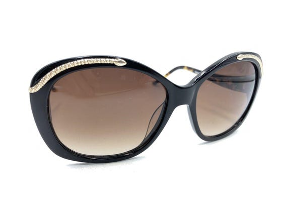 Just Cavalli JC 638S 01F Black Gold Butterfly Sunglasses  display picture 1