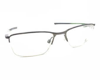 Oakley Socket 5.5 OX3218-0254 Satin Pewter Green Eyeglasses Frames 54-18 136 Man