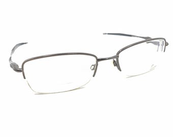 OAKLEY SCULPT 4.0 Eyeglasses Frmaes Pewter Half‎ rim 52-18-142 Frames Only H9572 OAKLEY SCULPT 4.0 Eyeglasses Frmaes Pewter Half rim 52-18  main image 2