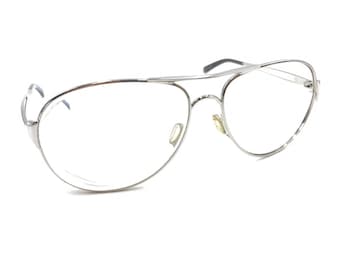Oakley Caveat OO4054-02 Silver Aviator Sunglasses Frames 60-14 137 Men Women