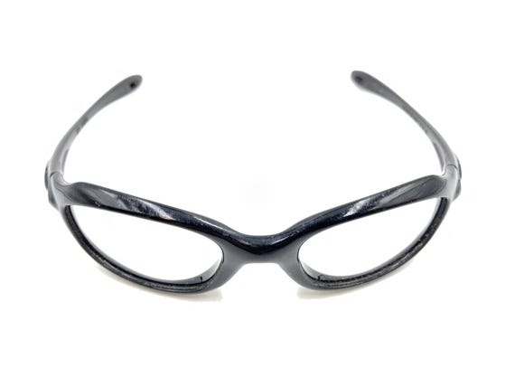 Oakley XS Five Shiny Black Oval Sunglasses Frames 125 USA Oakley XS Five Shiny Black Oval Sunglasses Frames 125 USA