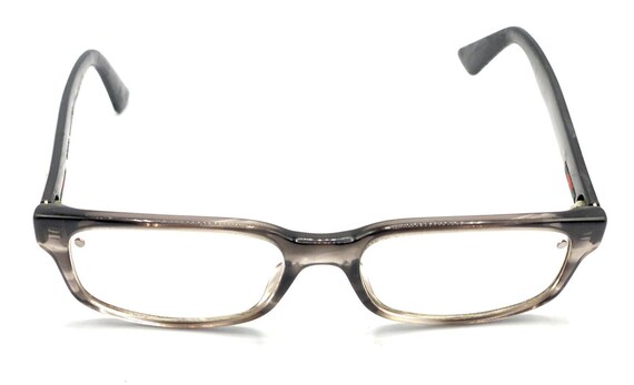 Gucci GG Black Clear Gray Rectangle Eyeglasses Fr… - image 3