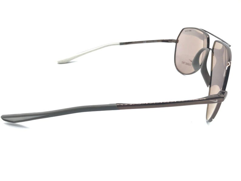 Nike NEW Outrider EV1086 220 Bronze Brown Aviator Sunglasses Brown Lens Designer image 4