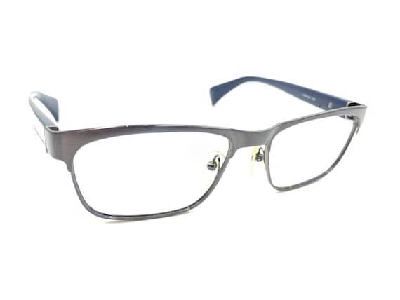 Prada VPR QFM-1O1 Gunmetal Gray Blue Eyeglasses F… - image 1