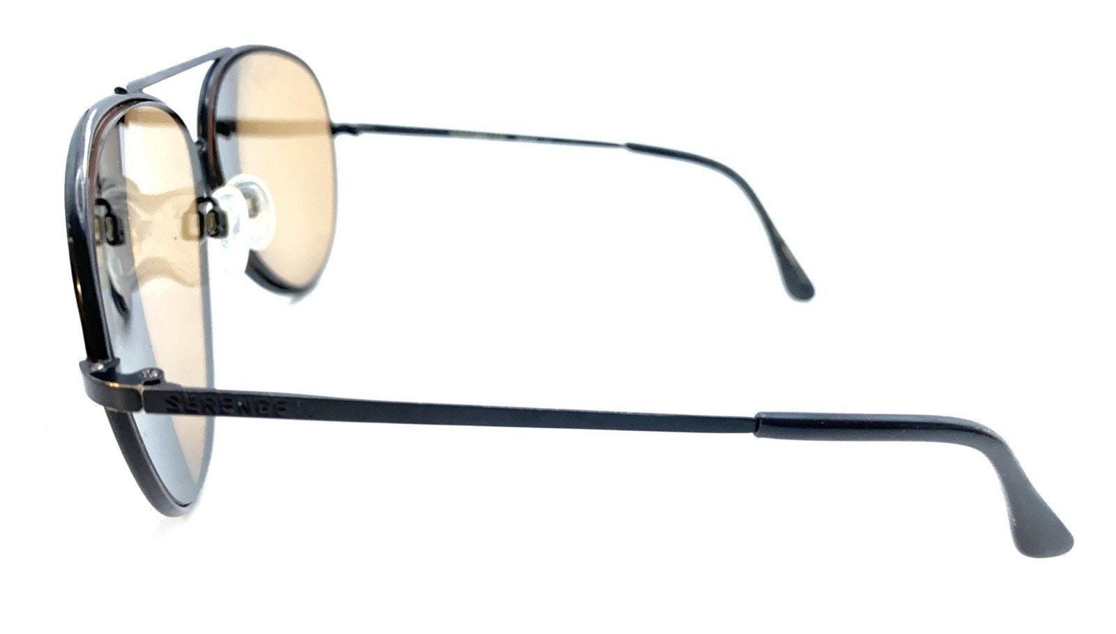 Serengeti 5222 Drivers Black Sunglasses Large Aviators Serengeti Aviator Sunglasses On Sale main image 2