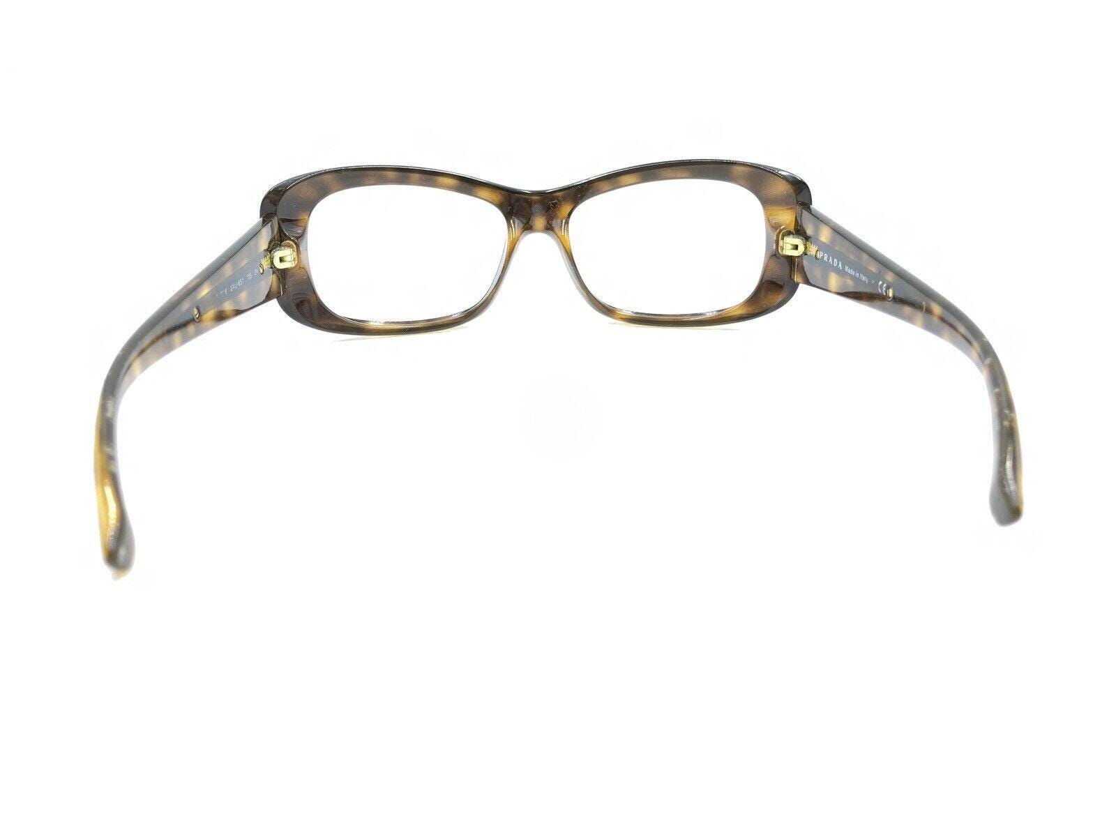Prada SPR 16L 2AU-6S1 Tortoise Triangle Logo Plate Sunglasses Frame Italy 57mm Prada SPR 2AU-6S1 Tortoise Brown Sunglasses Frames 57-16 135  main image 2