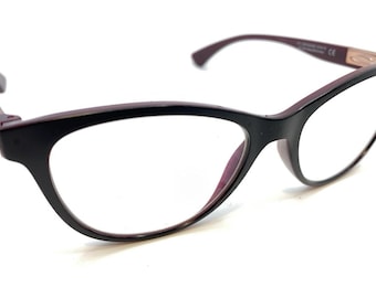 Oakley Plungeline OX8146-0452 Black Red Cat Eye Eyeglasses Frames 52-16 138