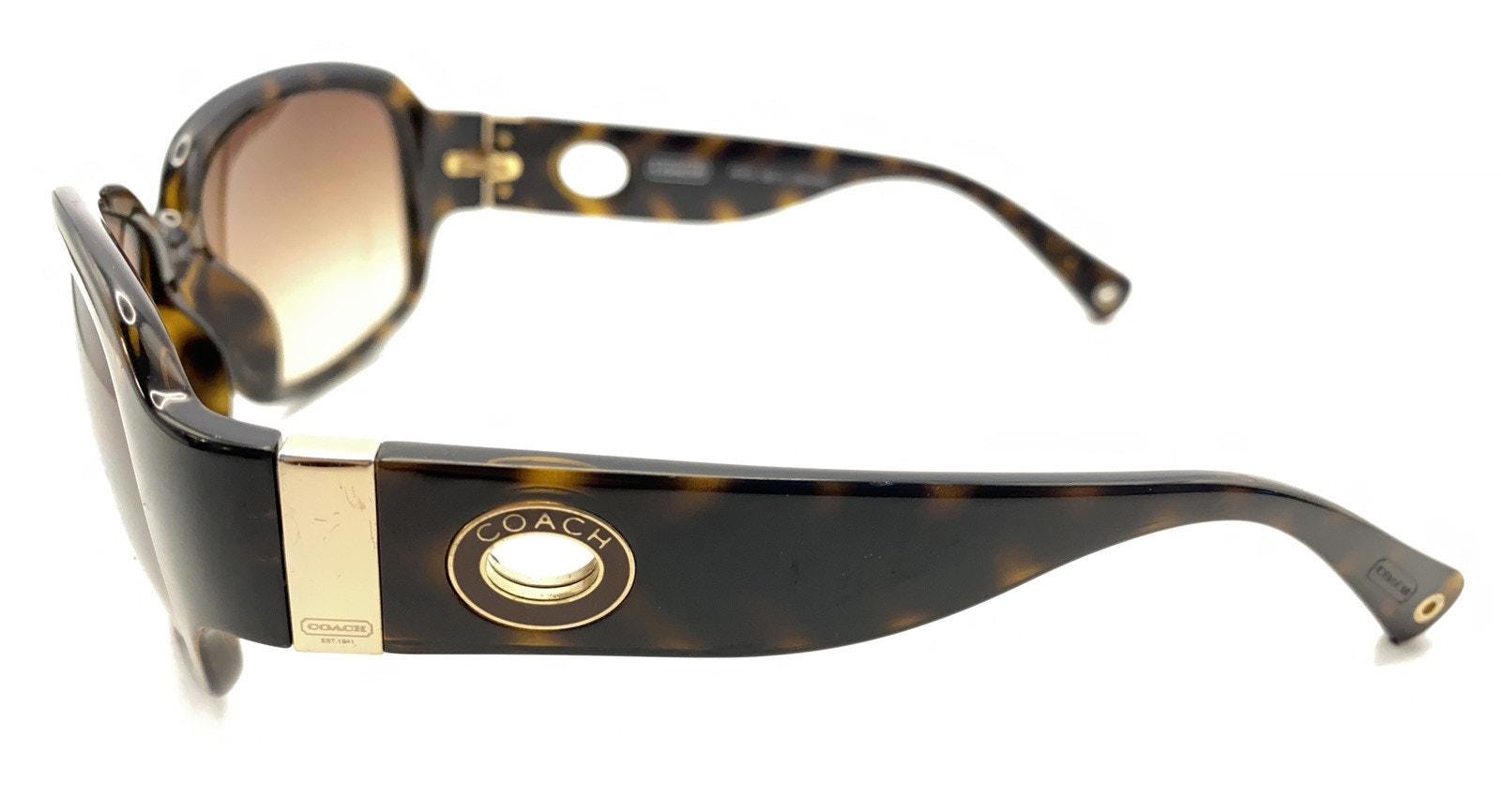 Coach Piper S611 Brown Tortoise Square Sunglasses Brown Lens 