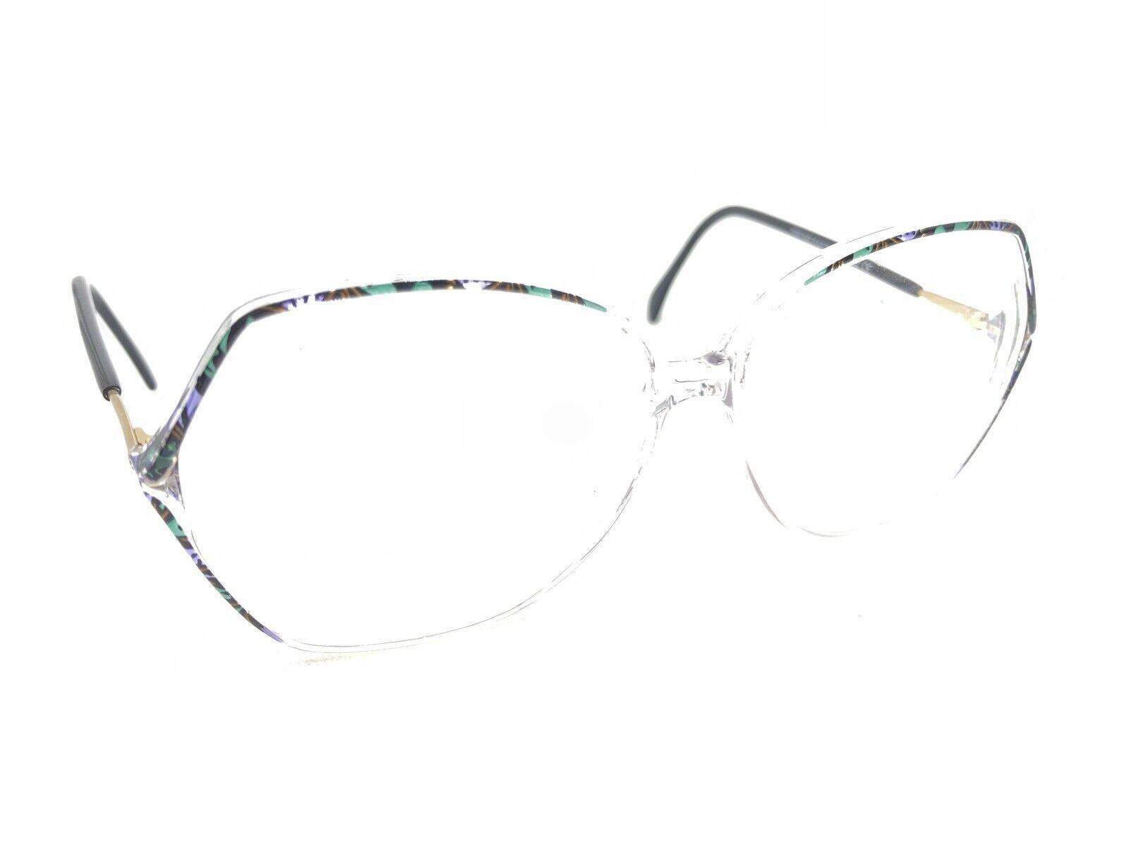 SILHOUETTE SPX M 1849 6054 Eyeglasses Vtg Black Clear Austria 57-12-135 - Frames Vintage SILHOUETTE SPX M 1849 720 6054 eyeglasses Crystal  main image 3