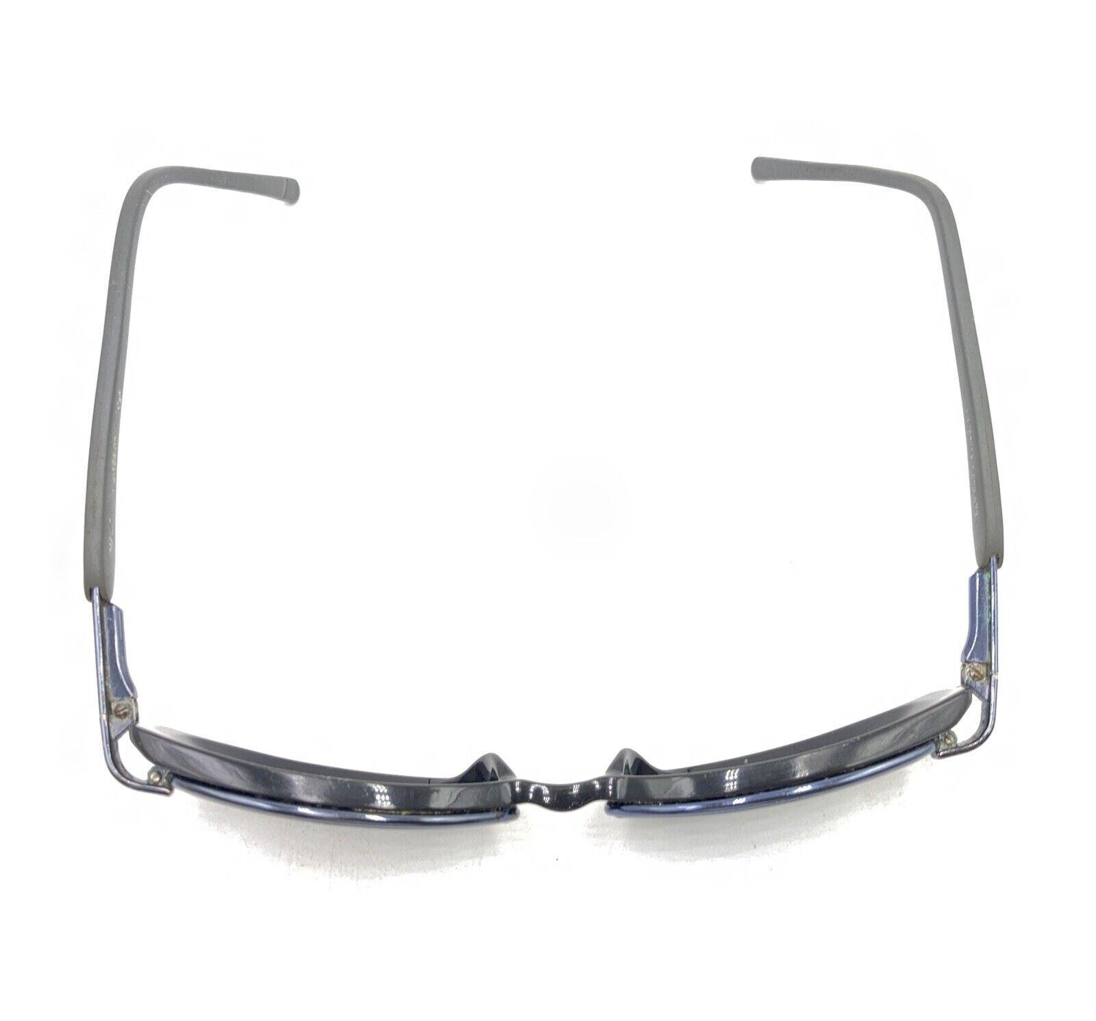 Maui Jim MJ-124-02 Blue Black Gray Oval Sunglasses Frames  display picture 1