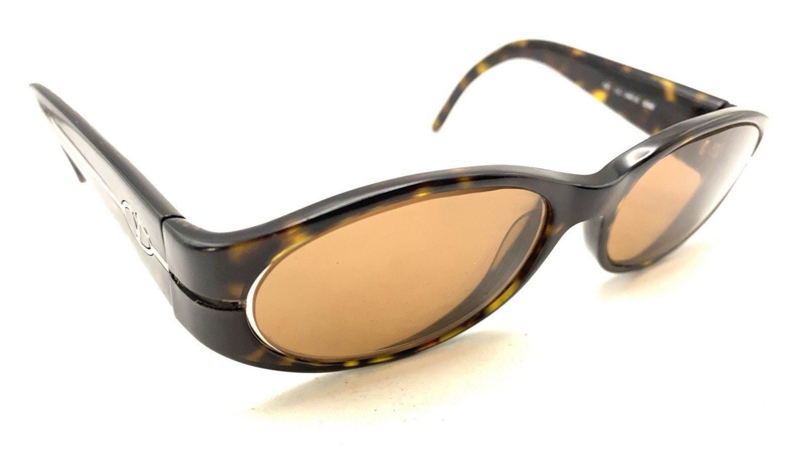 Valentino V 3001/S 0086 Brown Oval Sunglasses Frames 130 