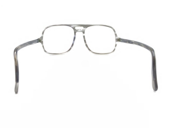 Liberty Vintage Translucent Gray Square Eyeglasse… - image 5