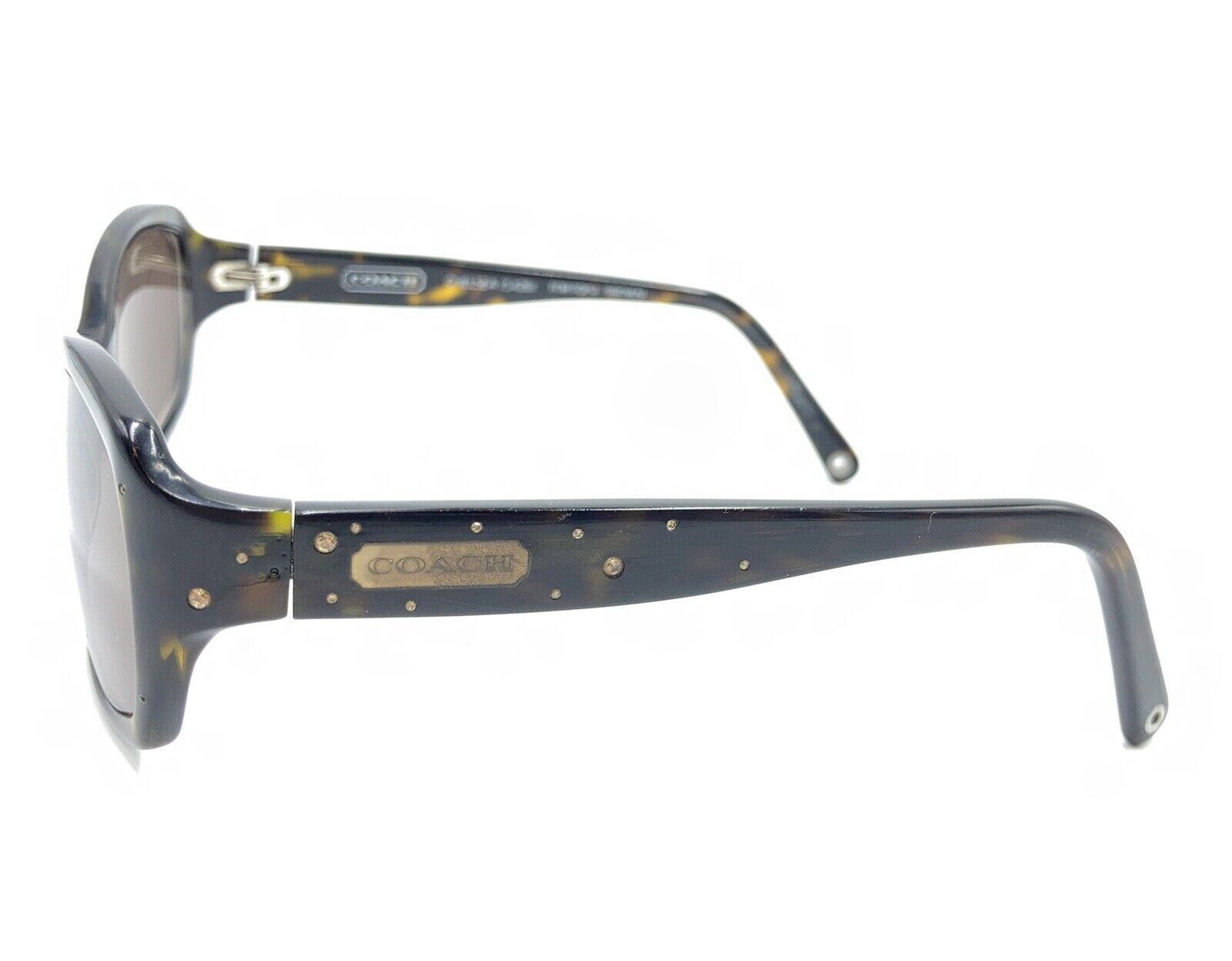 Coach Chelsea S426 Tortoise Brown Jewels crystals Sunglasses Bifocals Frames Coach Chelsea S426 Sunglasses with Crystals 55-16-125  main image 2