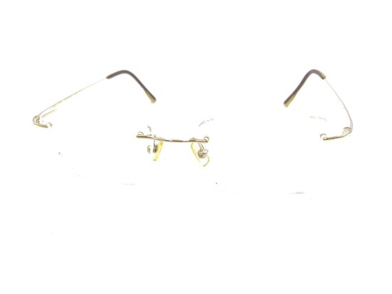 Calvin Klein 536 41 Gold Rimless Eyeglasses Frame… - image 8