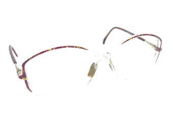 Silhouette Eyeglasses Frames Red Circle M 7170 43 6059 50-20  display picture 1