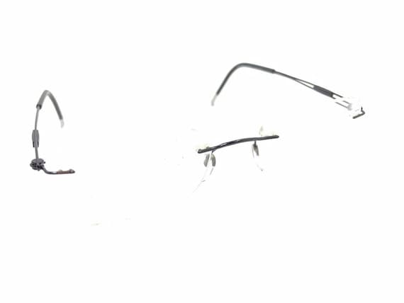 Silhouette Titanium Black Rimless Eyeglasses Fram… - image 1