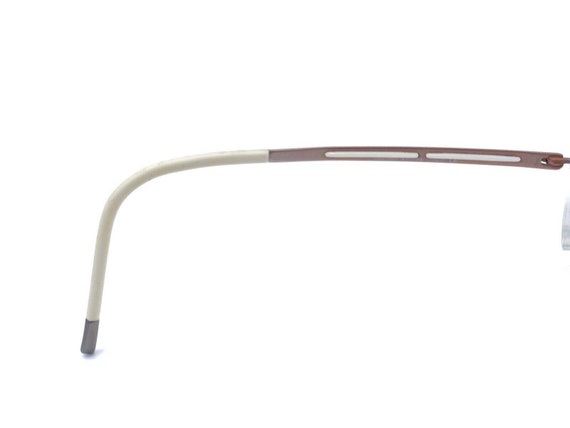 Silhouette 5263 40 6063 Brown Rimless Eyeglasses … - image 9