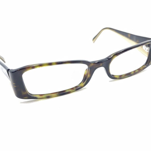 Prada VPR 16G 766-1O1 Tortoise Brown Eyeglasses Frames 51-17 135 Italy Designer