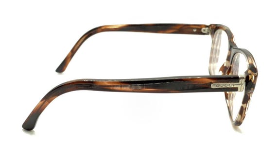 Gucci GG Brown Tortoise Rectangle Eyeglasses Fram… - image 5