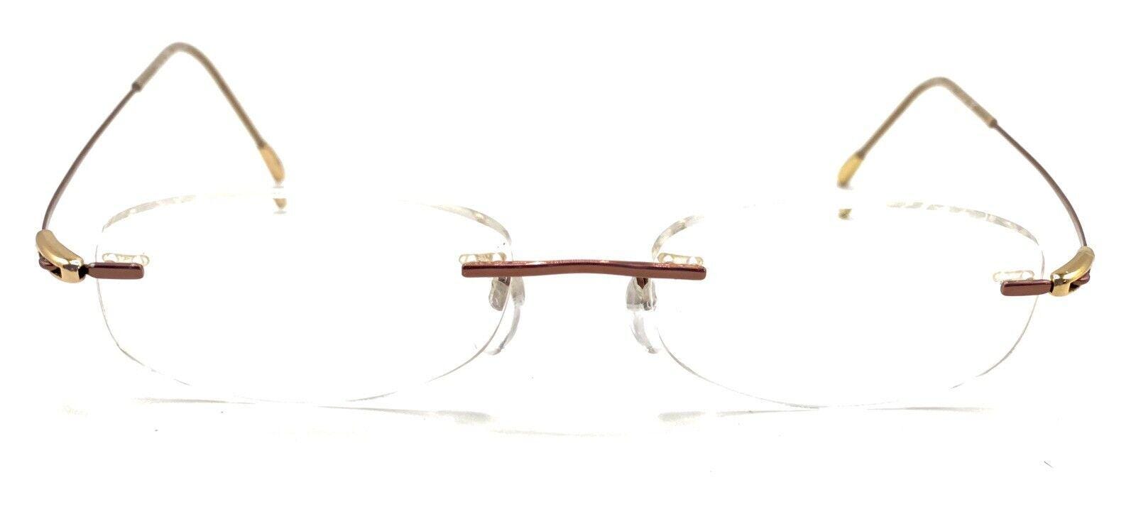 Silhouette 7554 40 6056 Titanium Purple Rimless Eyeglasses  display picture 1