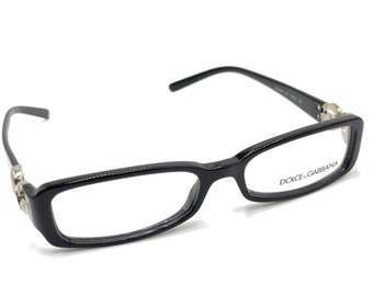 Dolce & Gabana DG 3059 501 Black Rectangular Eyeglasses Frames 52-16 130 NEW