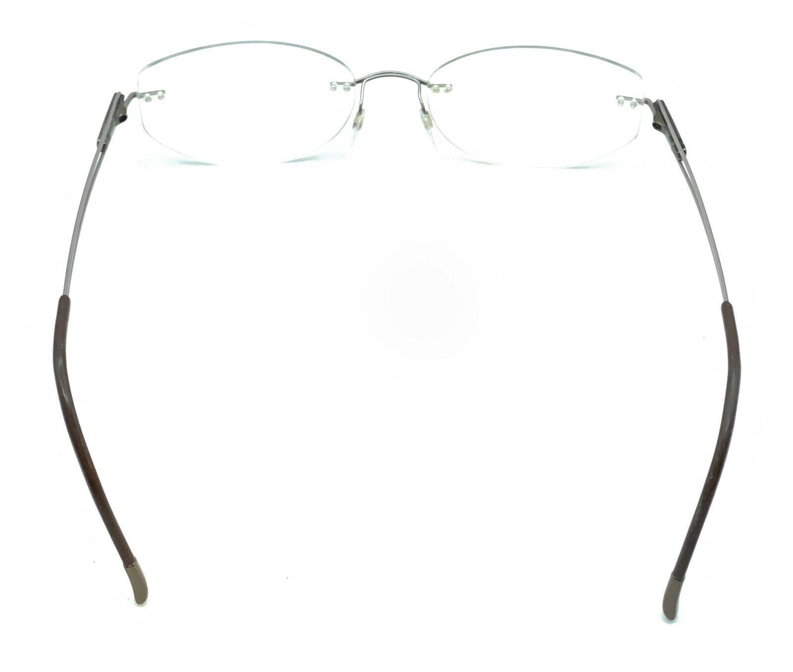 Silhouette 6738 40 6056 7661 Titanium Brown Rimless  display picture 3