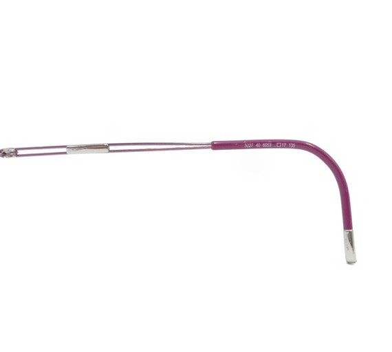 Silhouette 5227 40 6053 Titanium Purple Rimless E… - image 9