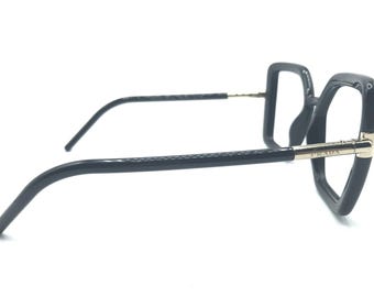 Prada SPR 09W 1AB-0A7 Solid Black Sunglasses Frames 54-20  display picture 3
