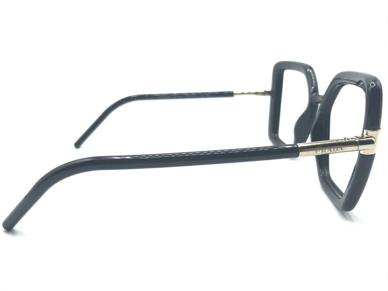 Prada SPR 09W 1AB-0A7 Solid Black Sunglasses Frames 54-20 