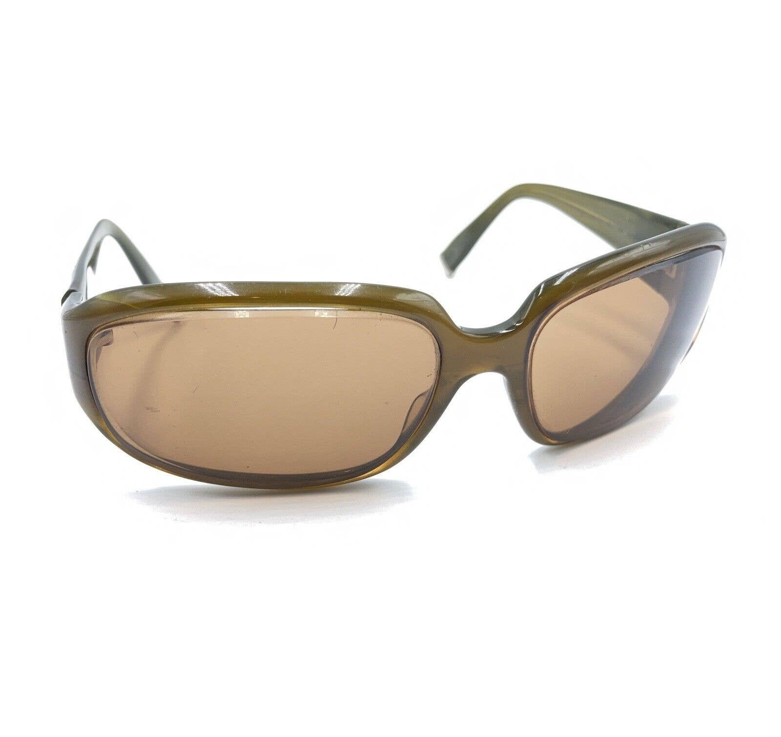 Oliver Peoples Kirra JA Brown Green Rectangular Sunglasses  display picture 1